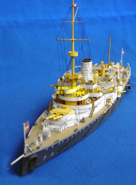 【新翔精品纸模型】一战Wien战舰模型军舰 军事模型