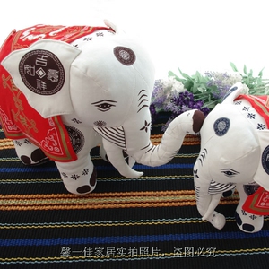 布络布偶吉祥如意白色情侣象