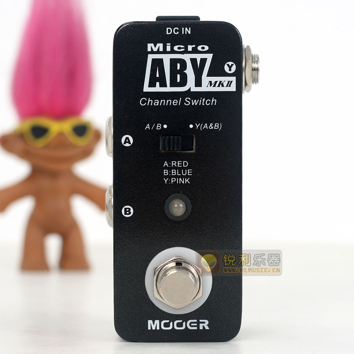 Mooer ABY MKII 魔耳ABY切换盒2代 线路选择效果器 吉他贝司单块