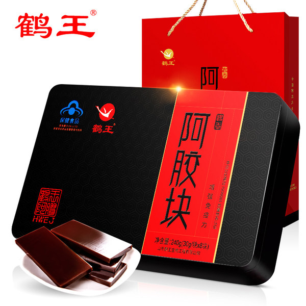 鹤王 阿胶块 30g*8块 优惠券折后¥178包邮(¥298-120)