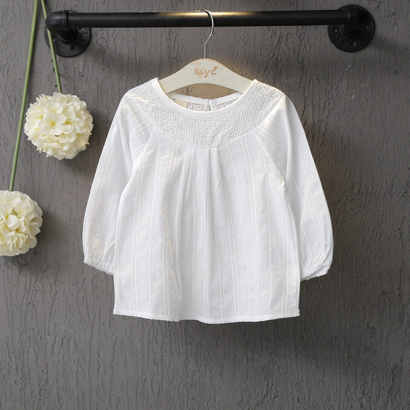 Chemise fille à manche longue - Ref 2087138 Image 1