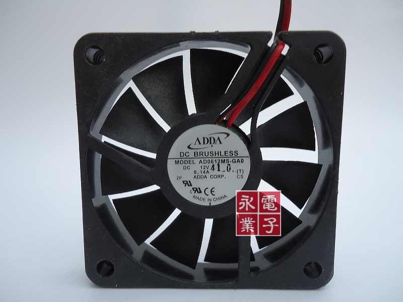 原装 ADDA AD0612MS-GA0 6010 12V 0.14 6CM 6厘米散热风扇