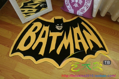 BATMA蝙蝠侠超人款防滑垫