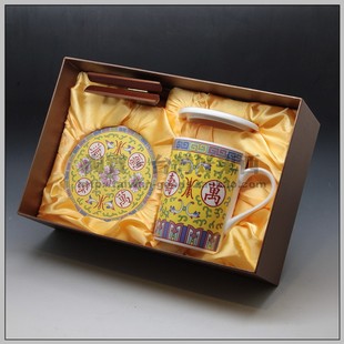 (台灣好東西)萬壽無疆系列 富貴禮盒(新太源)茶具茶杯 包順豐