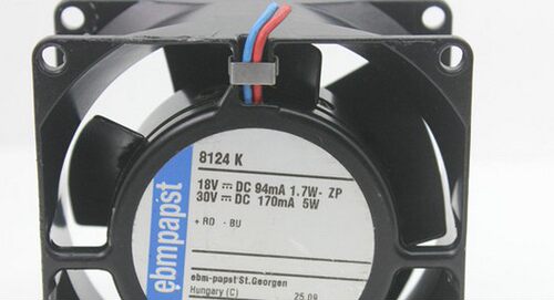 正品德国PAPST TYP8124K 24V 5W 8CM 8038 全金属耐高温散热风扇