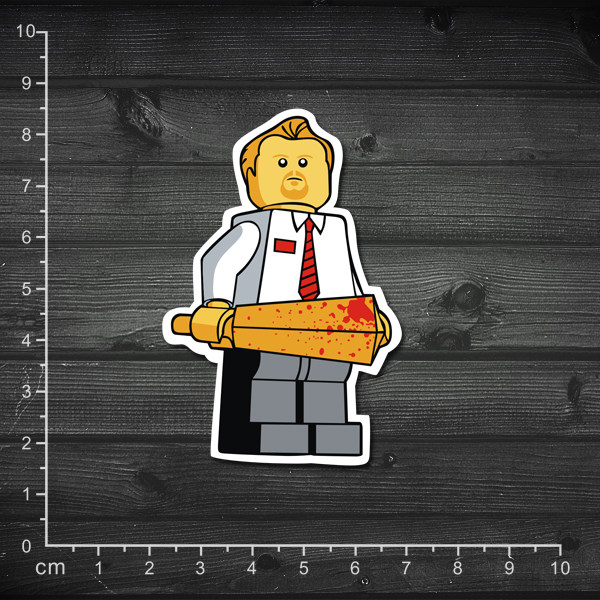 单张 电影贴纸 僵尸肖恩 shaun of the dead 笔记本贴纸 拉杆箱贴