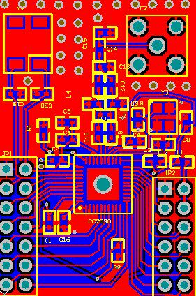 zigbee模块原理图pcb cc2530 zigbee射频模块 CC2530模块电路图