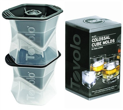 方形带盖硅胶模具制冰盒