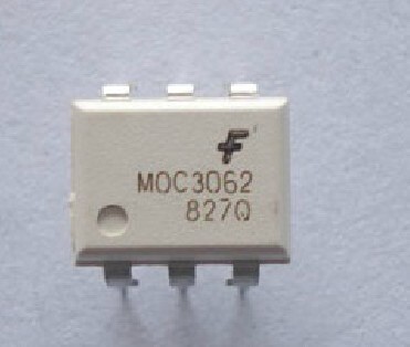直插光藕 MOC3062M 仙童三端双向可控硅 封装:DIP-6