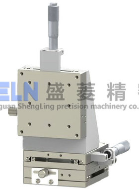XYZ轴LBDV80-L-C2千分尺旋钮直线滚珠型手动微调位移平台XYZSG80