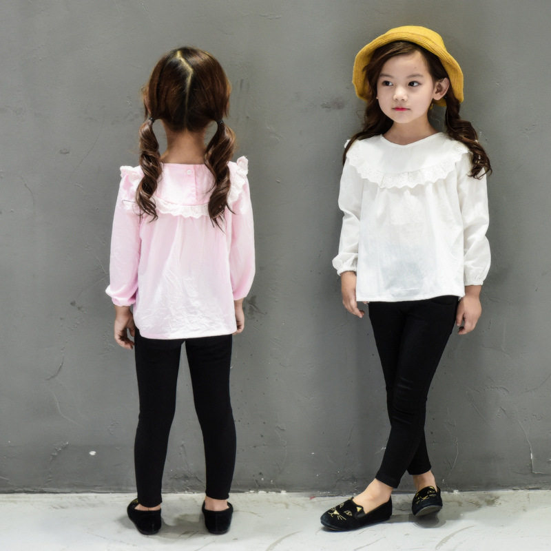 Chemise fille à manche longue - Ref 2086894 Image 1