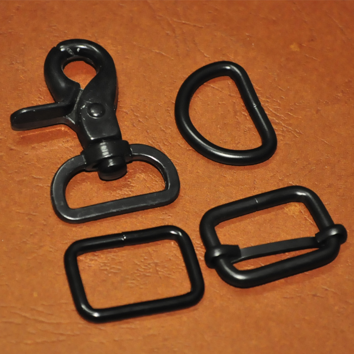 合金黑色扣日字diy书包带