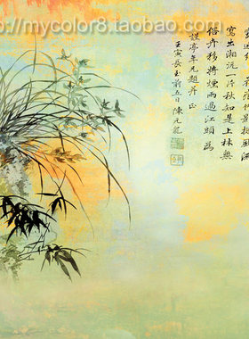 mycolor8 PS 婚纱 影楼摄影背景 盘子女人坊 古装素材图片14-609