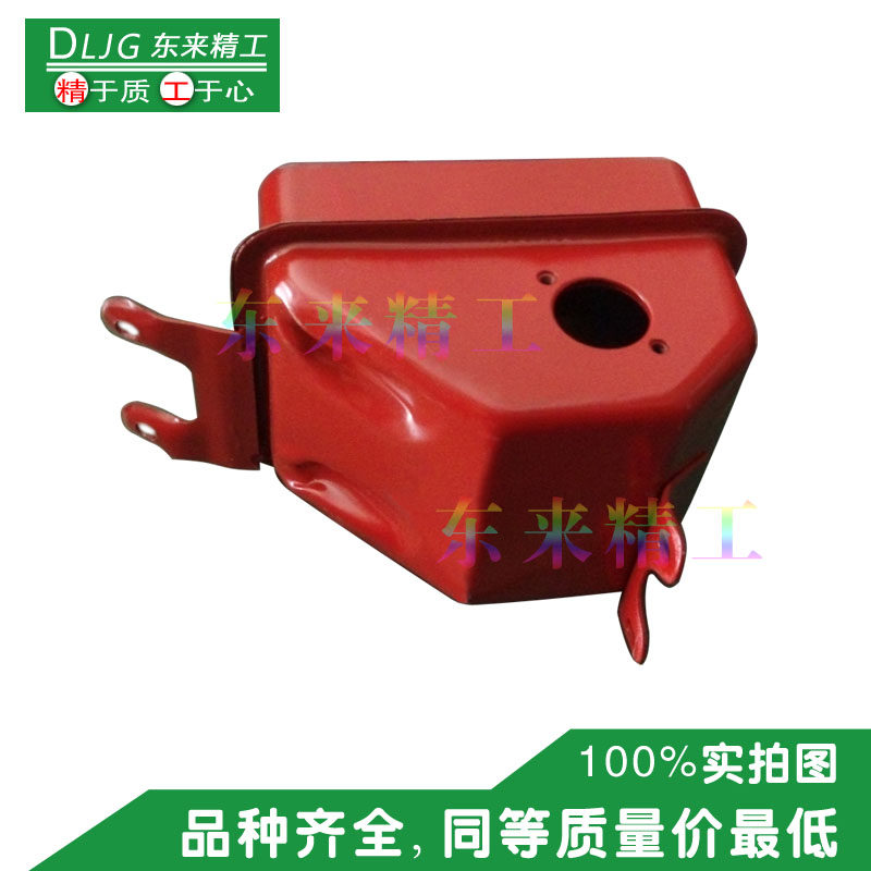 湖南益阳单缸小型柴油机油箱配件BH165F风冷红色柴油箱厚实款
