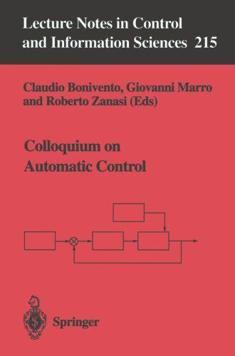 【预订】Colloquium on Automatic Control