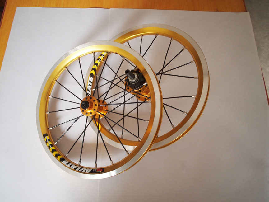 Roues de vélo 14 pouces - Ref 2384665 Image 1