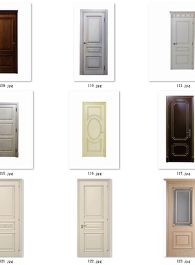 07门业木门高清素材图库图片300dpi可直接用画册图册彩页设计印刷