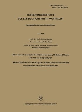 【预售】Uber Die Wahre Spezifische Warme Von Eisen, Ni...