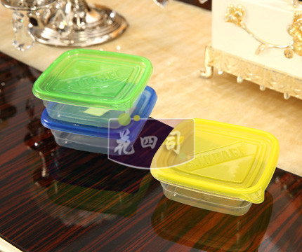 正方形一次性外卖冰箱带盖打包盒