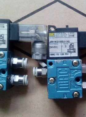 二手原装MAC电磁阀 45A-AC2-DDDJ-1KG 实图 功能包好