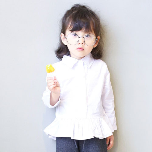 Chemise fille à manche longue - Ref 2085765 Image 1