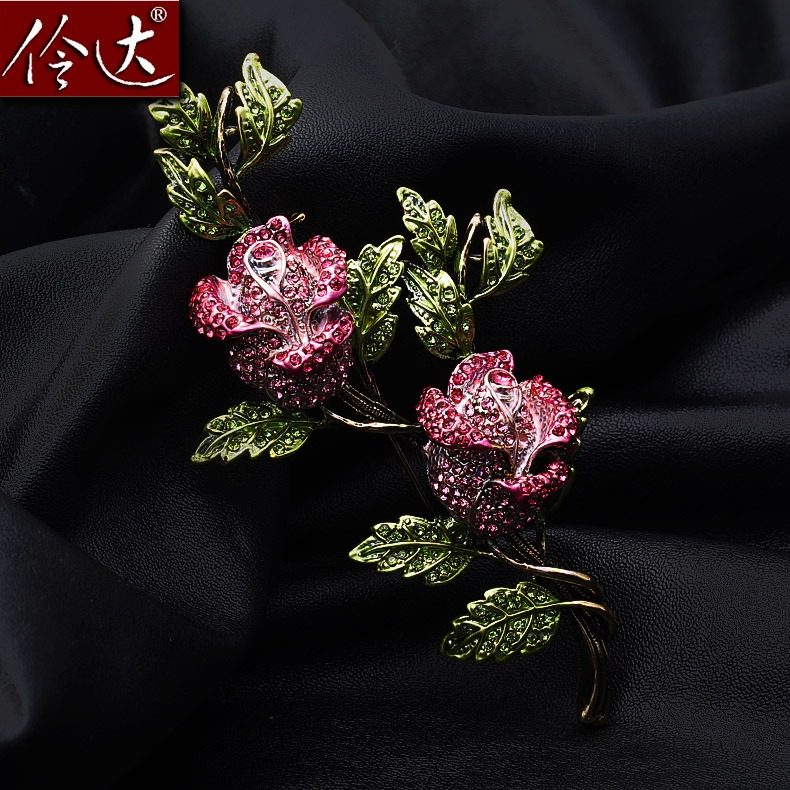 Broche femme LINGLADY en Zircon diamant - Ref 1174109 Image 1