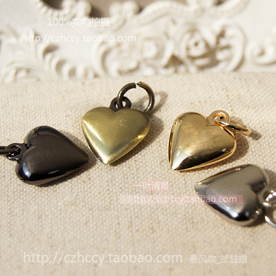 diy电镀实心浅金色吊坠