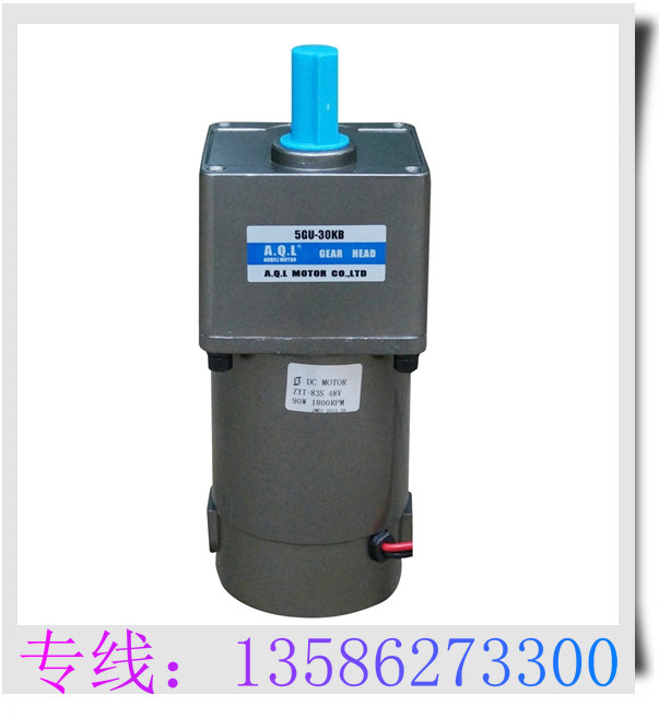 120WDC DC brushed reducer motor 12V 24V 48V 110V speed ratio 60K