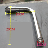 圆形螺帽水龙头维修配件 18管 百变旋转管 六角铜螺帽 6分螺帽