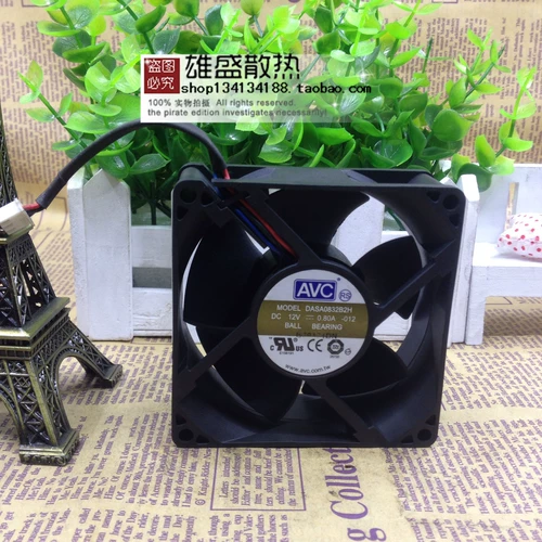 Подлинный AVC DASA0832B2H 8032 12V 0,80A 8 см/см/двойные бусинки с двойным холмом Большой вентилятор объема воздуха