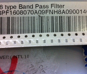 RFBPF1608070A0T 0603 2.4GHZ 贴片高频器件的带通滤波器