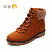 Shoebox/fall/winter shoes new tide Martin boots leisure boots boots UK wind rhombic 1114505025