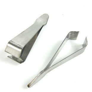 拔毛镊子拔猪毛拔鸭毛拔鹅毛猪毛夹子鱼刺夹拔毛钳子不锈钢夹子