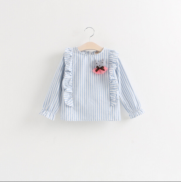 Chemise fille à manche longue - Ref 2087049 Image 1