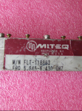 MITEQ FLT-118883 5.245-6.430GHz SMA射频微波同轴带通滤波器