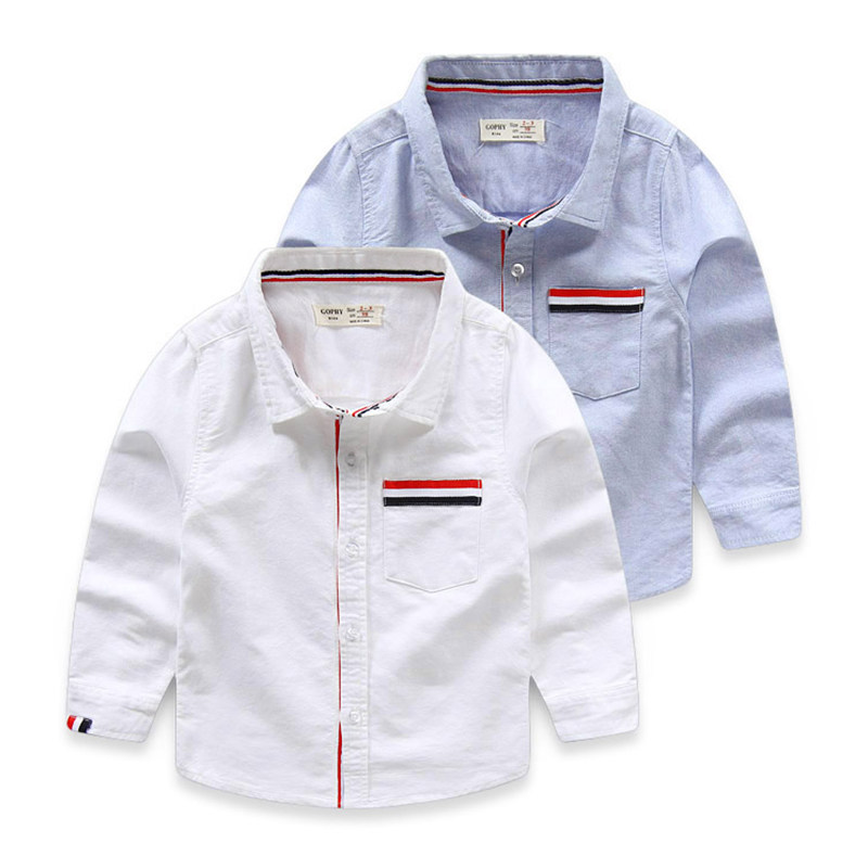 Chemise garcon à manche longue - Ref 2081932 Image 1