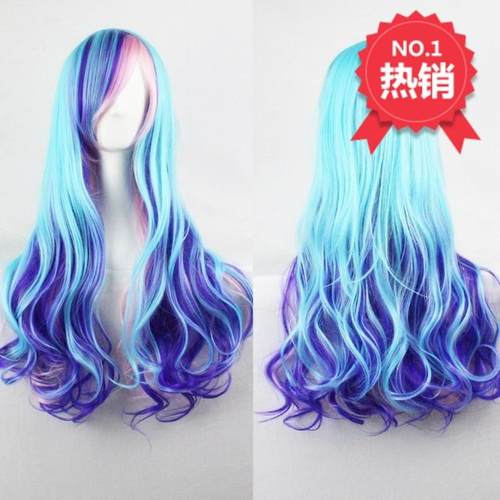 洛丽塔风渐变长卷发包邮