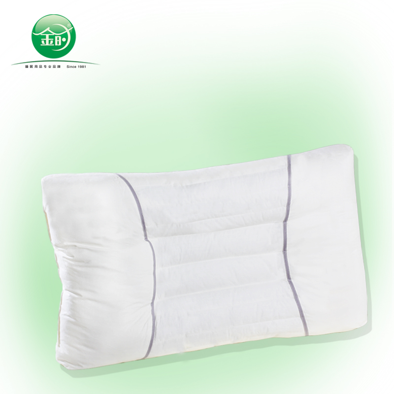 金时单人枕头枕芯成人枕全棉第二代决明子护颈椎包邮偏高偏硬10cm