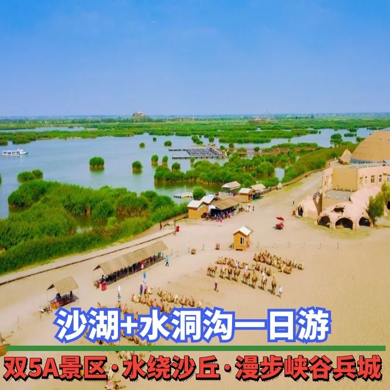宁夏沙湖 水洞沟一日游【可选6人团·酒店接送·含门票】