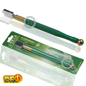 。专业级玻璃刀 滚轮式瓷砖控油金属柄切割刀 划3-12mm玻璃