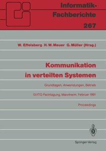 【预订】Kommunikation in Verteilten Systemen...
