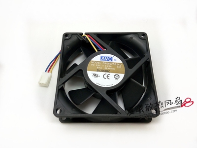 AVC 8025 24V 0.26A 8CM 8厘米 3线 变频器机箱风扇 DA08025B24U