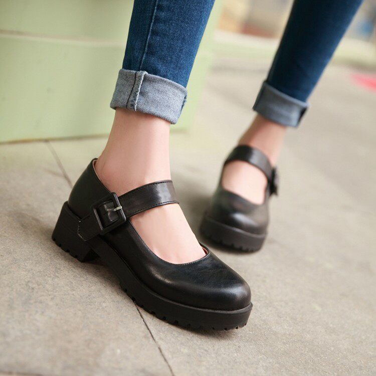 new pattern solar system Large Transsexuals cos black jk shoes a doll Princess shoes College wind student leather shoesin the Women's Shoes, Low shoes  category - from Buy2taobao.com to provide professional Taobao agent buy service