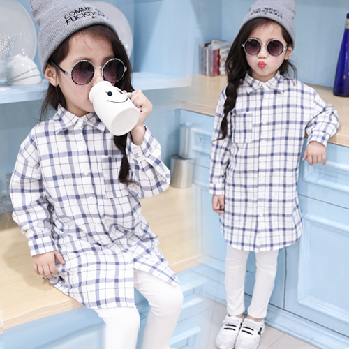Chemise fille à manche longue - Ref 2088777 Image 3