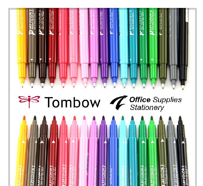 日本TOMBOW蜻蜓PLAY COLOR2 水性双头笔水彩笔水性笔WS-TP|msdalam kategori Kamus elektronik/buku kertas elektronik/alat tulis, pen/Instrumen bertulis, penanda - dari Buy2taobao.com untuk memberikan perkhidmatan ejen Taobao profesional membeli