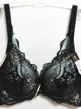 热销款 台湾慕思爾专柜内衣 聚拢深V集中型咖啡纱内衣文胸罩27822