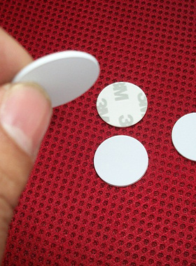 ID钱币卡125KHZ低频TK4100芯片圆形卡PVC材质 15MM