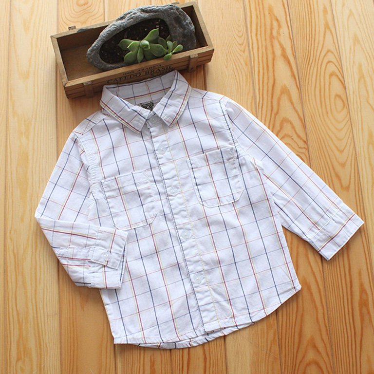 Chemise garcon à manche longue - Ref 2075949 Image 1