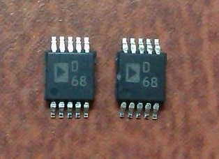 AD9833BRM BRMZ 丝印D68 可编程波形发生器芯片MSOP8