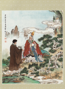三国演义故事 三国故事 武乡侯四番用计 饭店居家装饰画